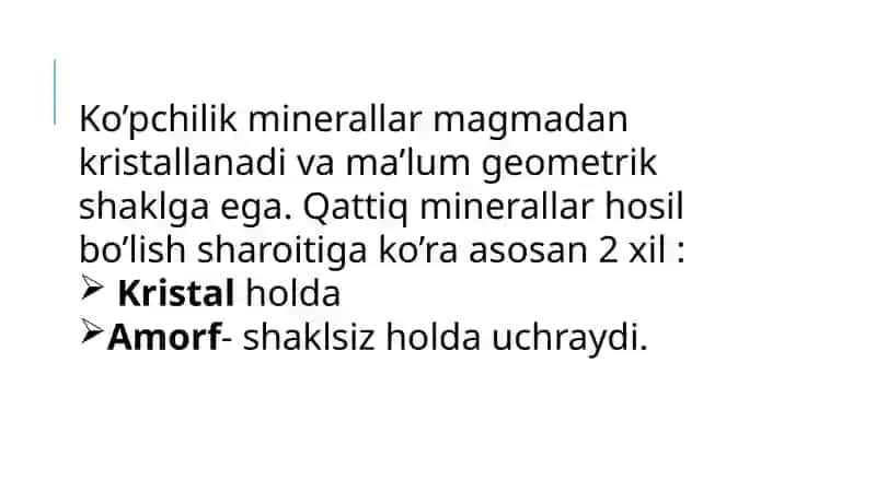 Minerallar haqida umumiy tushuncha 4