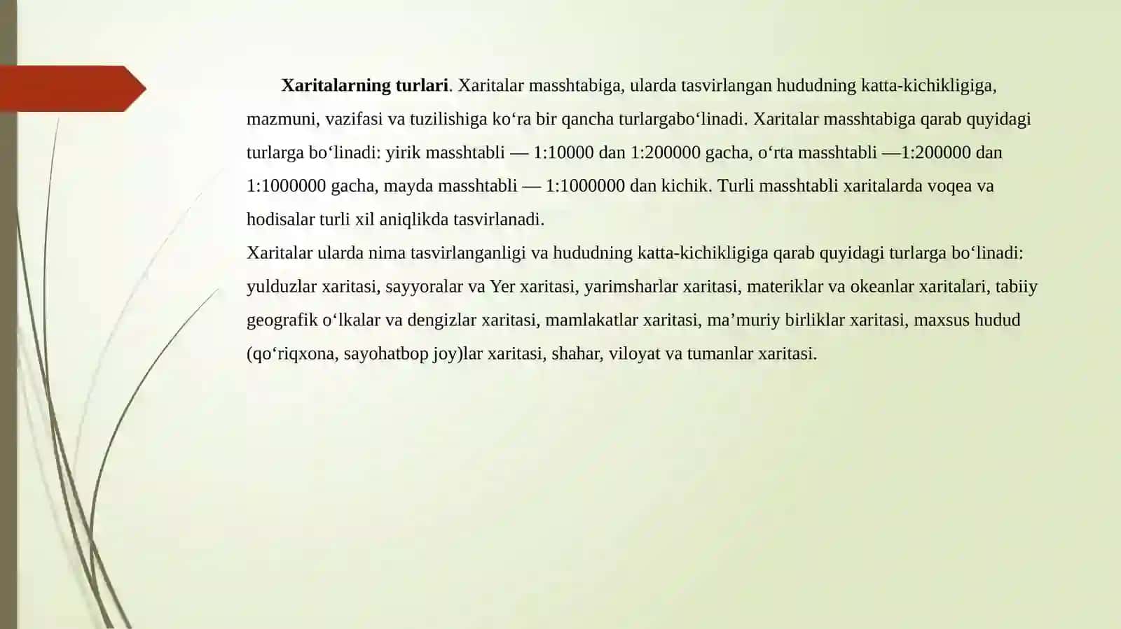 Geografik xaritalar tiplari 4