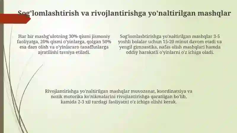 Jismoniy tarbiya mashg'ulotlarini tashkil etish 4