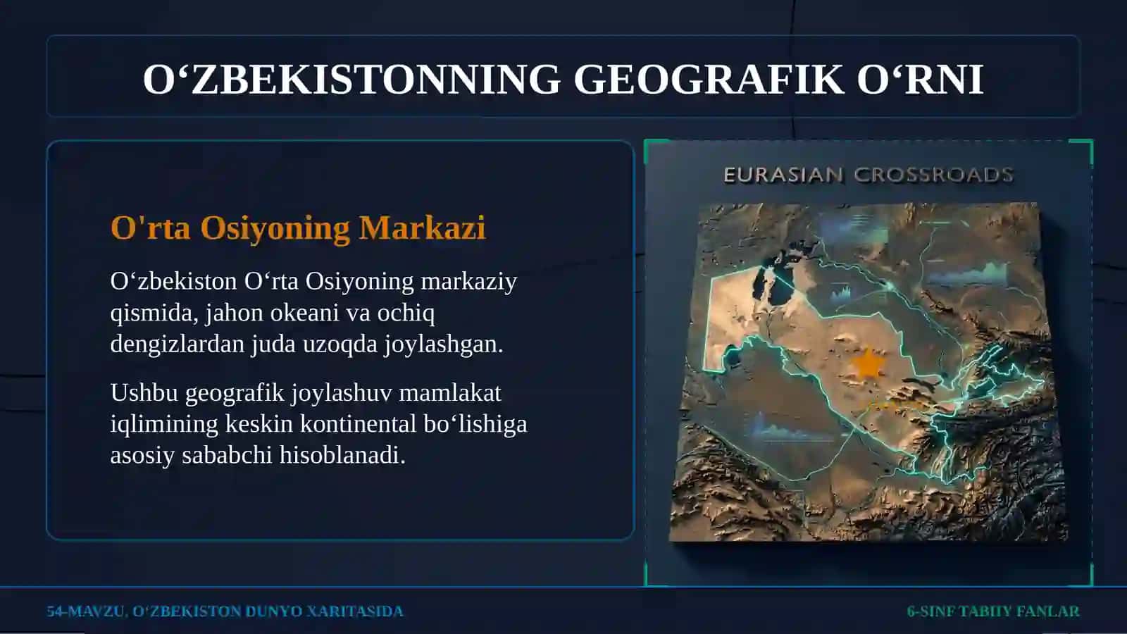 O‘ZBEKISTON DUNYO XARITASIDA 4