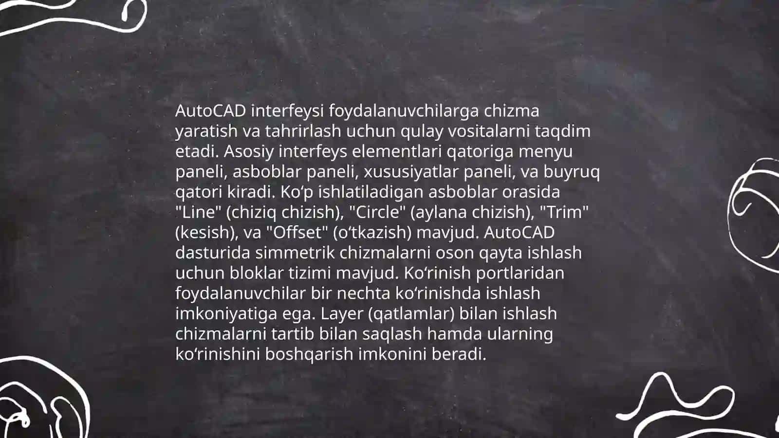 AutoCAD haqida malumot 4