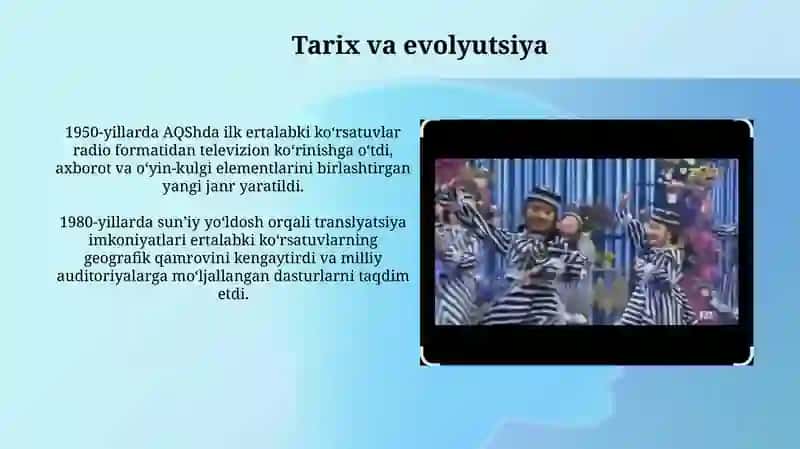 Ertalabdan salom koʻrsatuvi 4