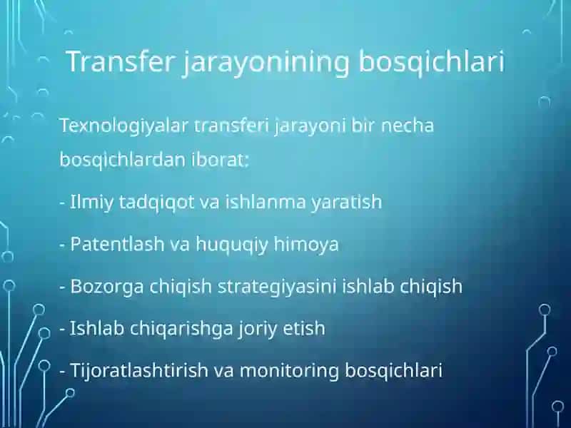 Texnologiyalar transferi 4