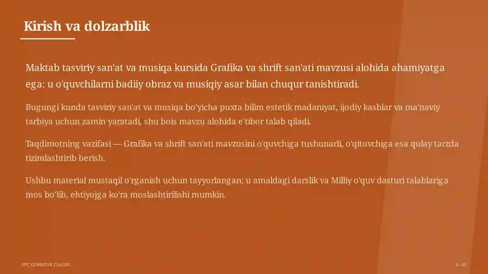 Grafika va shrift san'ati (6-sinf) 4