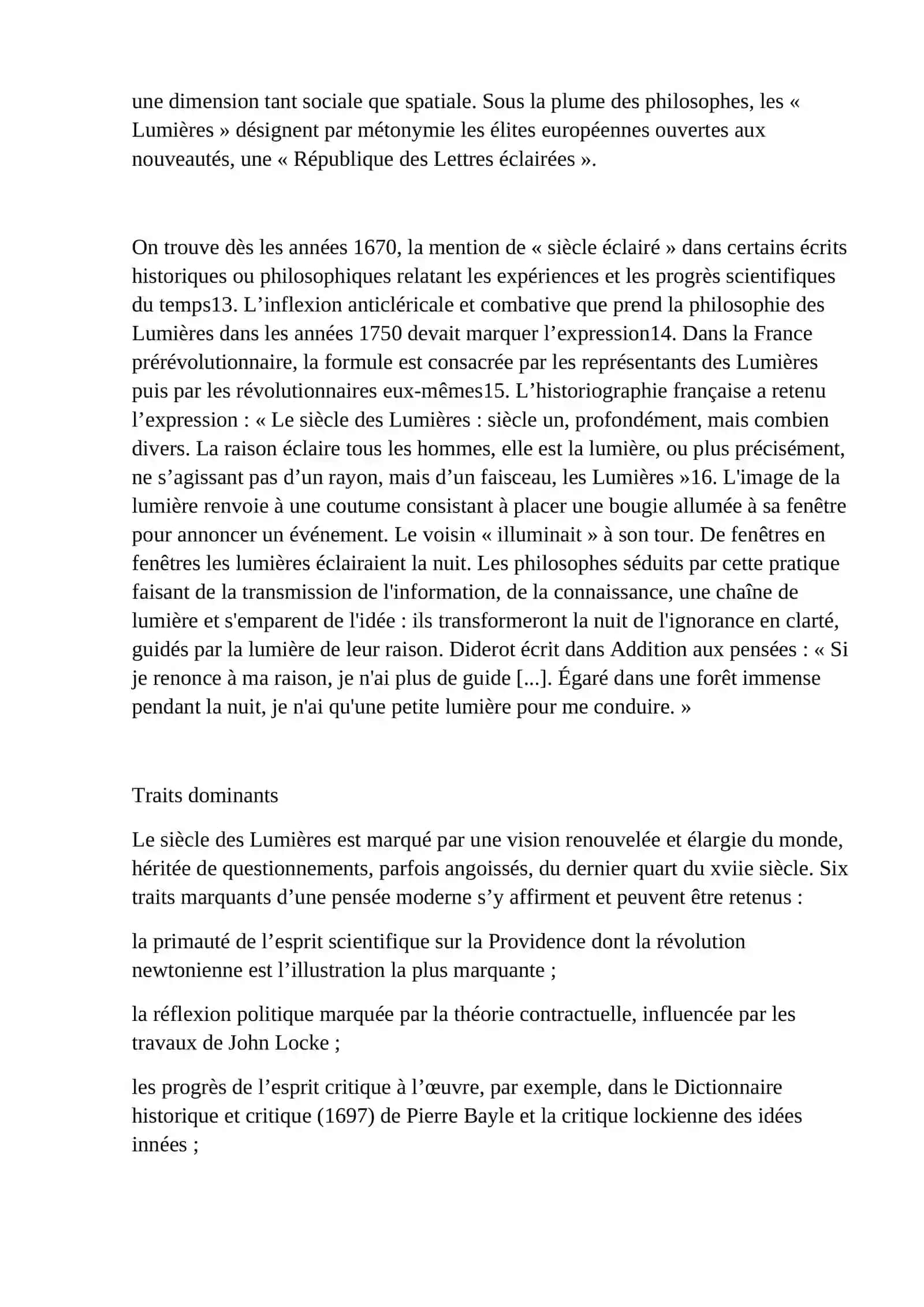 Le siècle des lumières 4