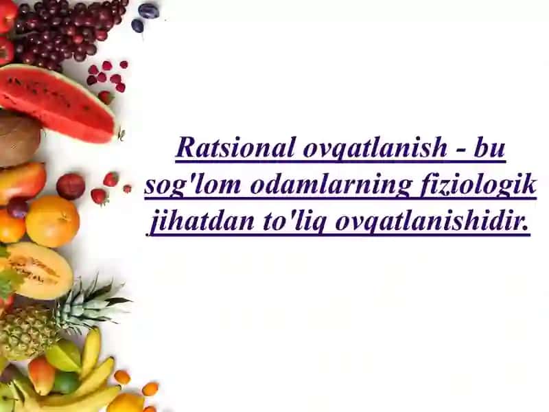 Maktab yoshidagi bolalarning ovqatlanishiga qo'yilgan gigiyenik talablar 4