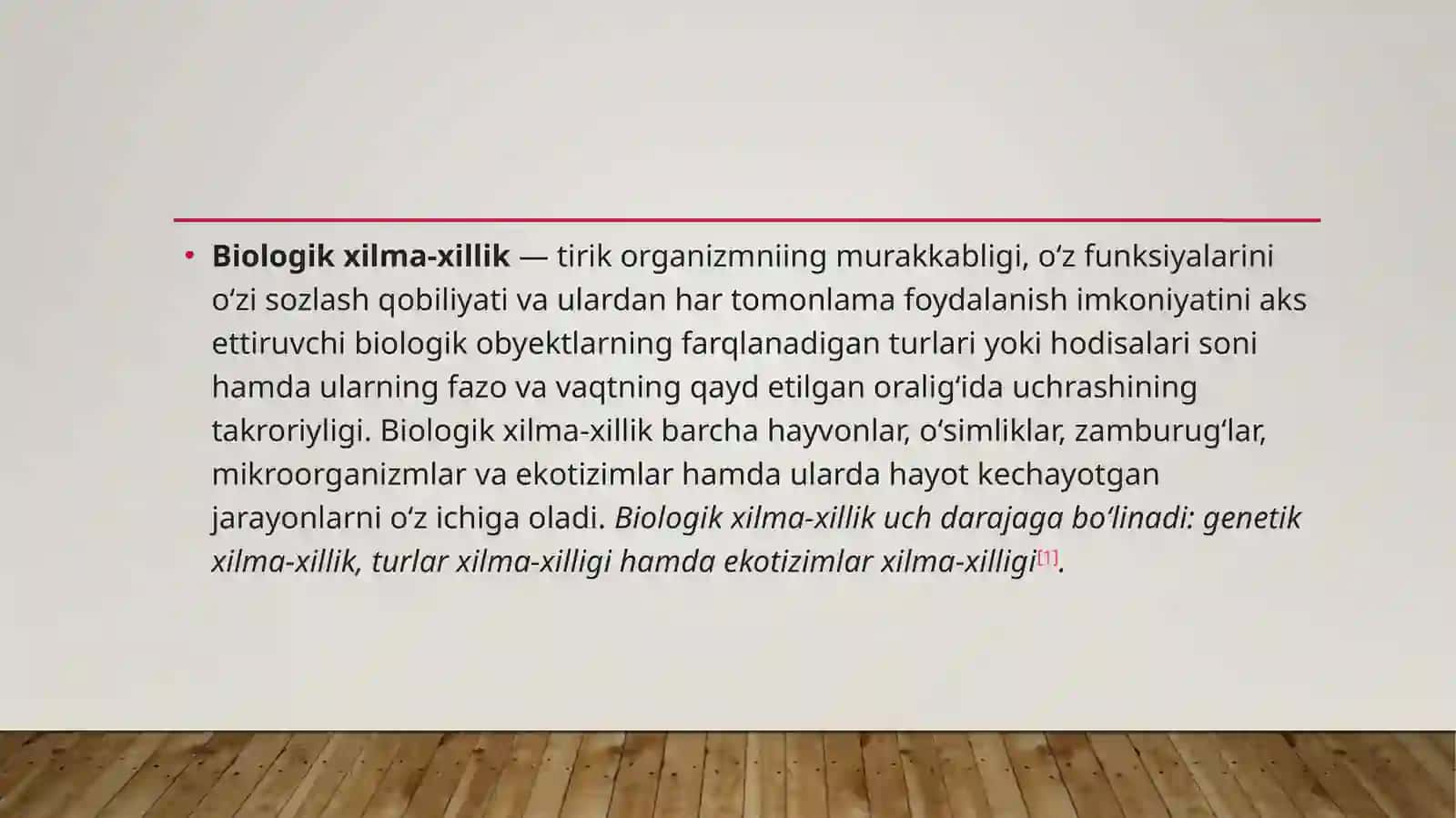 Esanovadinoraning umumiy biologiya fani uchun tayyorlan gan taqdimoti 4