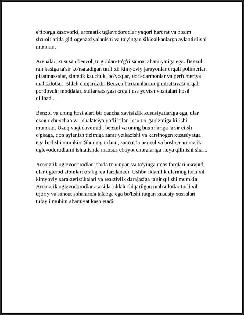 ARAMATIK UGLEVODORODLAR OLISH TEXNOLOGIYASI 4