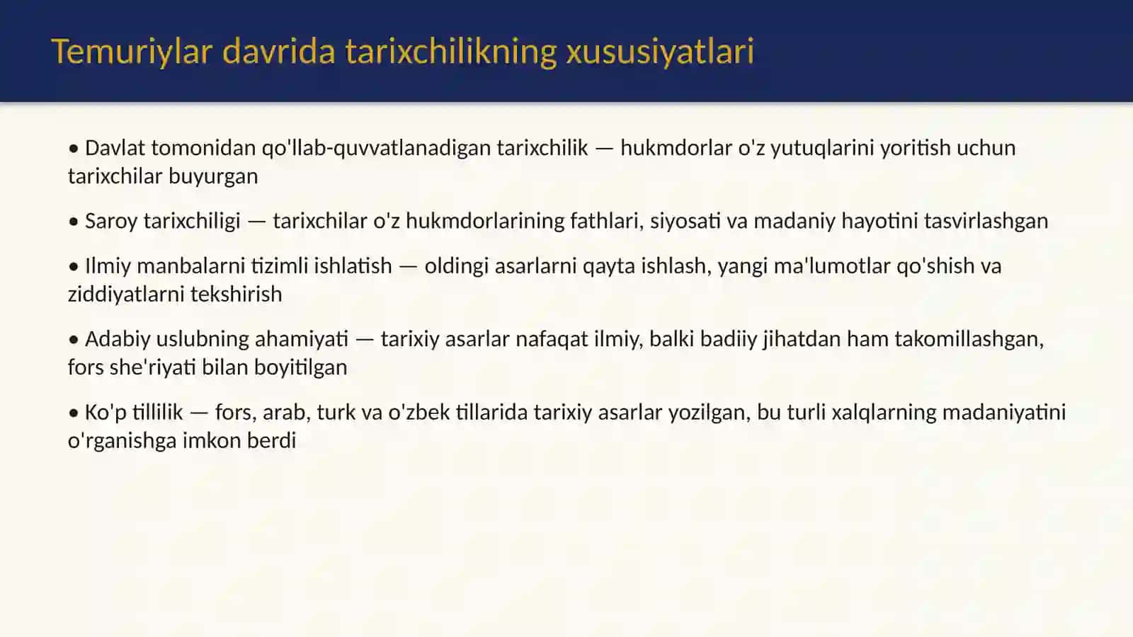 Temuriylar davrida yashagan tarixchi olimlar 4