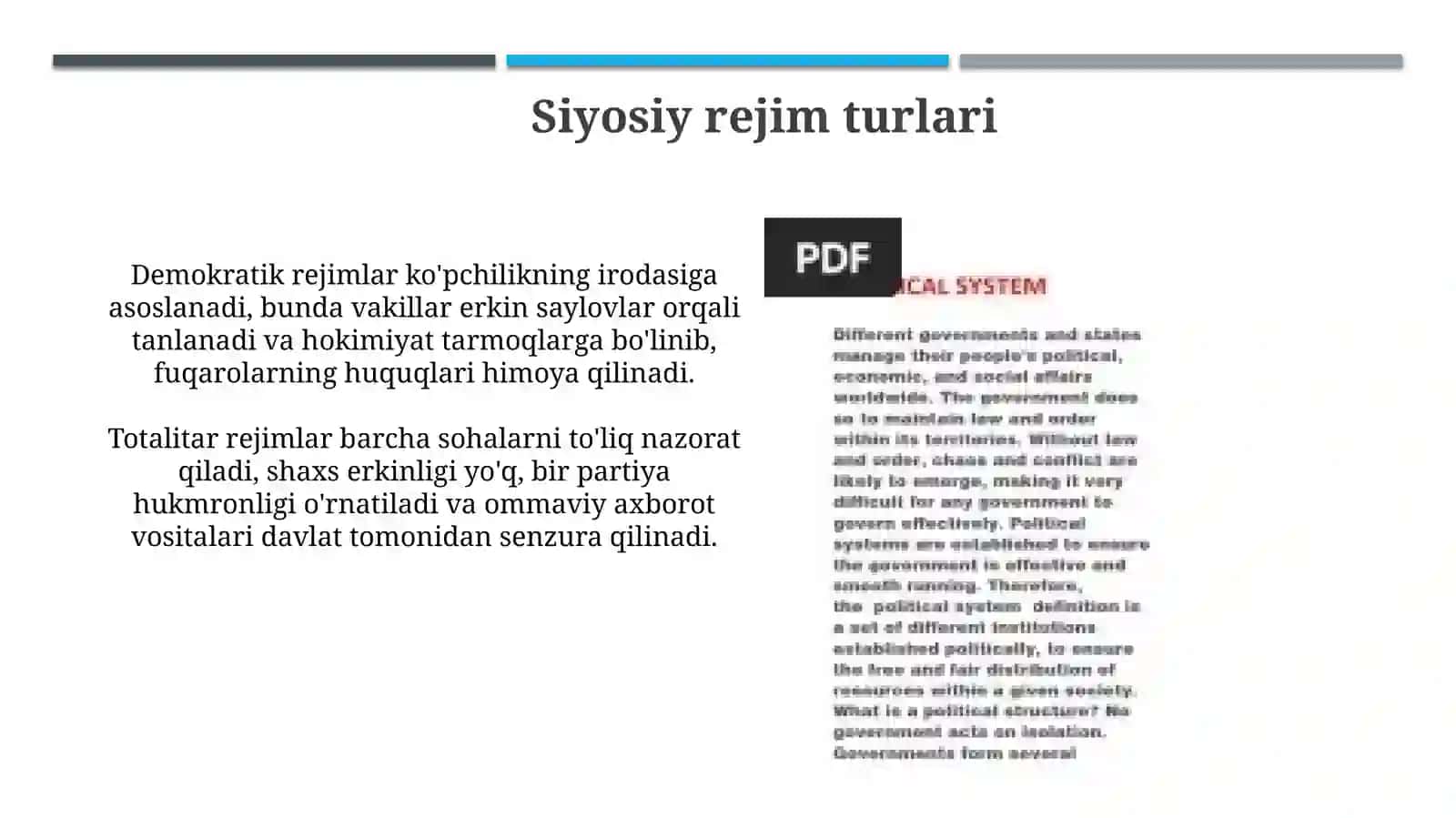 Siyosiy rejim tushunchasi 4