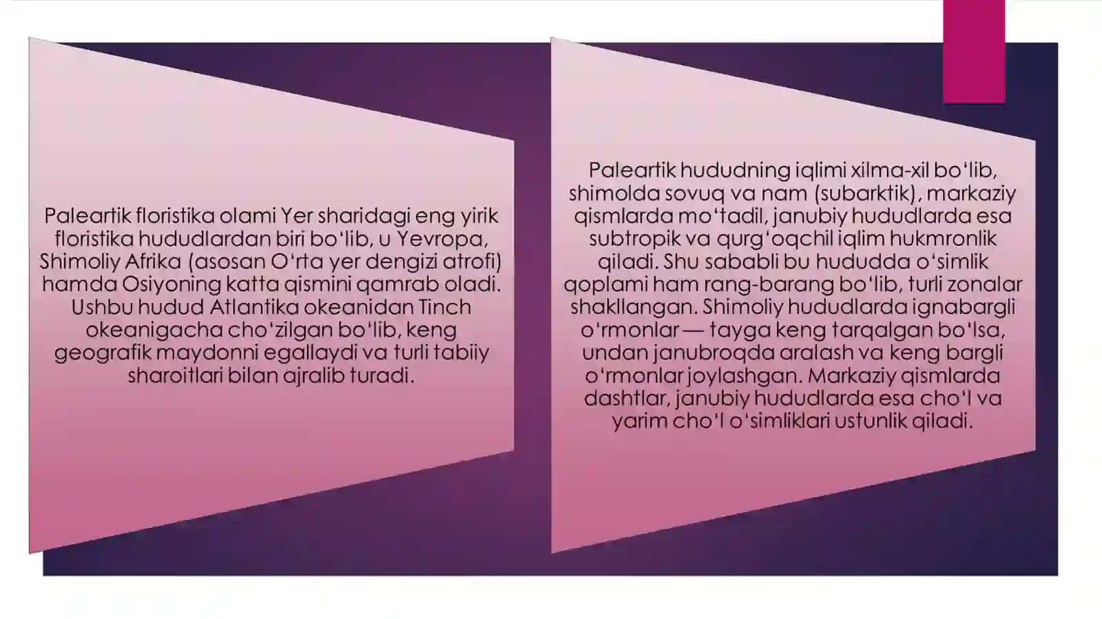 Paleartik floristika olami 4