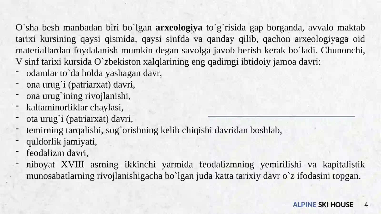 Tarixiy o’lkashunoslikning asosiy manbalari 4
