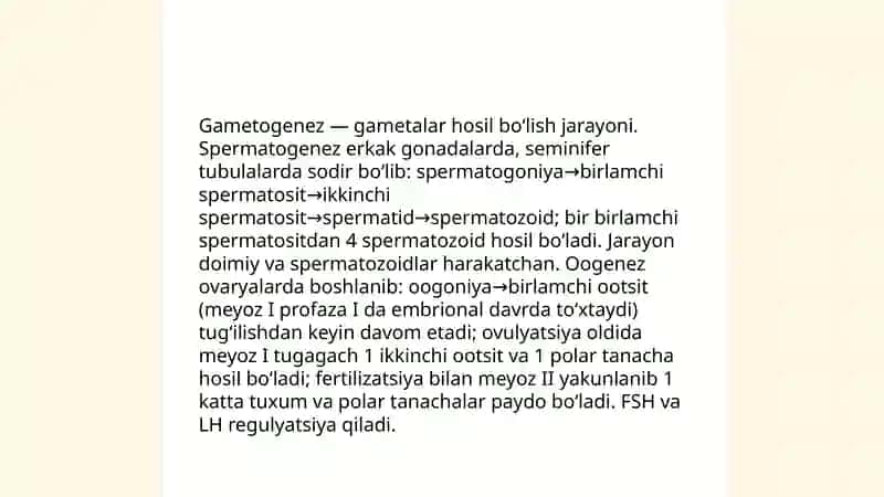 Umurtqali hayvonlarni koʻpayishi va rivojlanishi 4