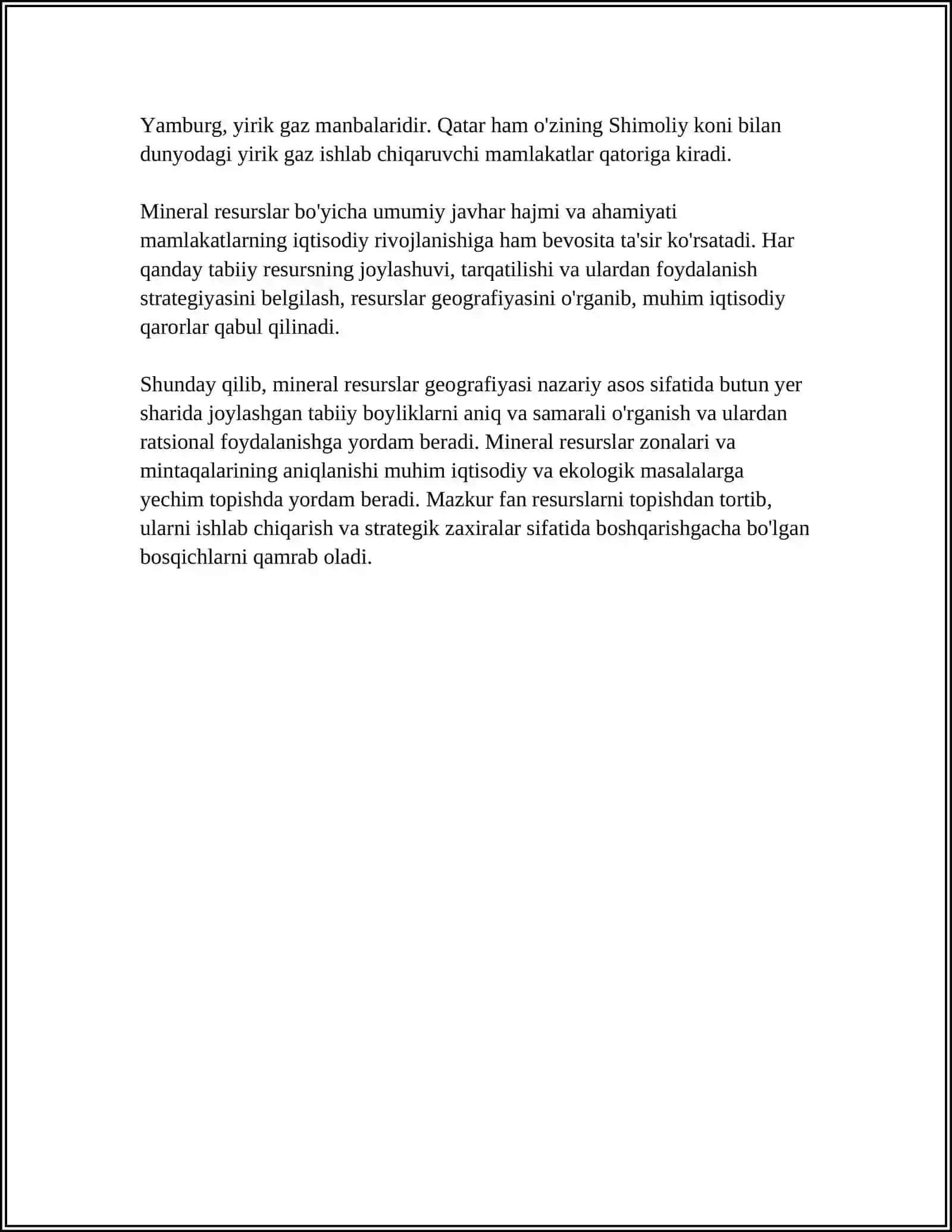 MINERAL RESURSLAR GEOGRAFIYASI 4