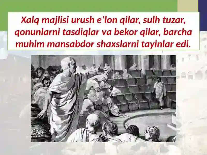 Ilk Rim Respublikasi va uning hayoti 4