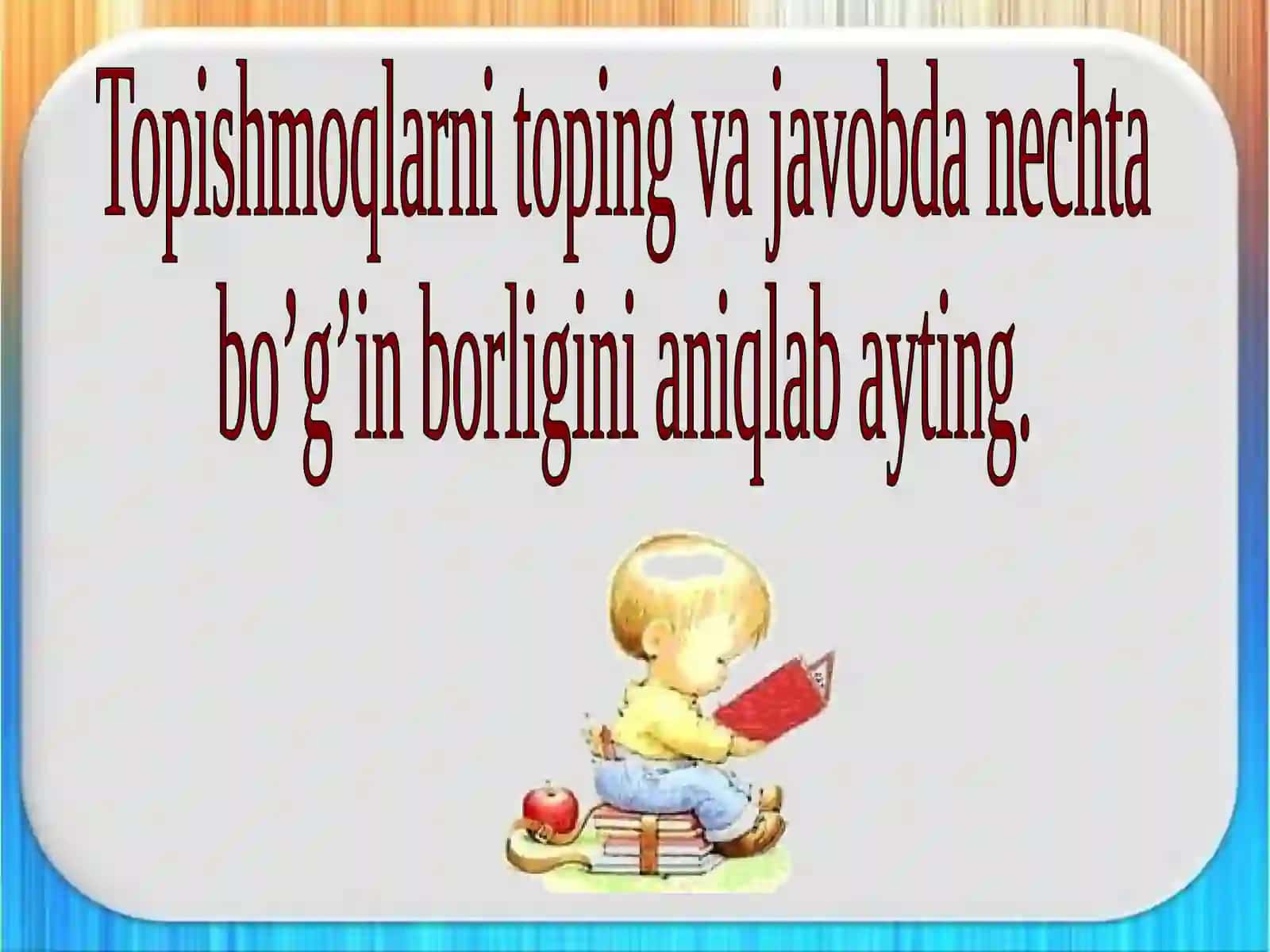 BO‘G‘IN VA UNING TURLARI 4