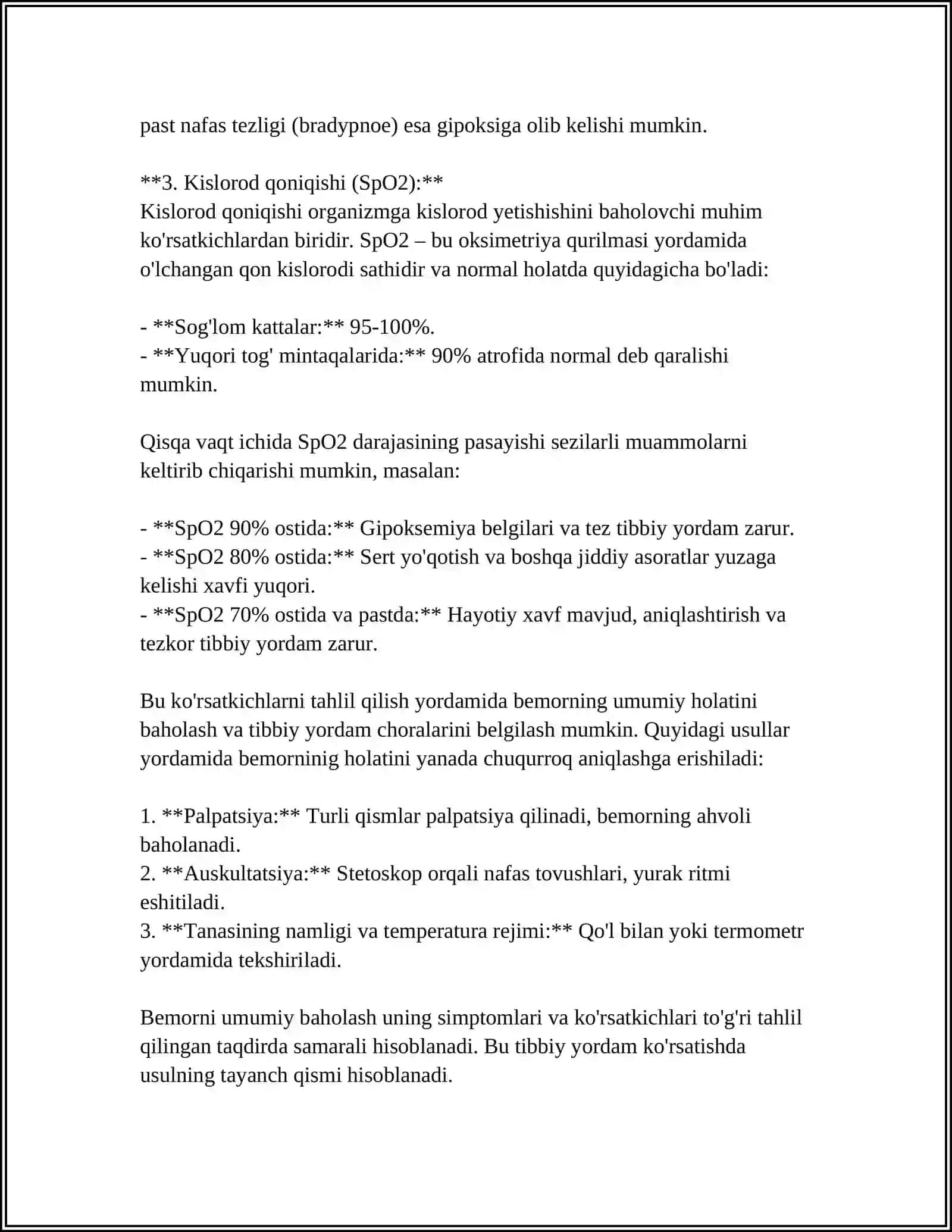 HIQILDOQ KASALLIGI BILAN OGRIGAN BEMORLAR PARVARISH QILISH 4