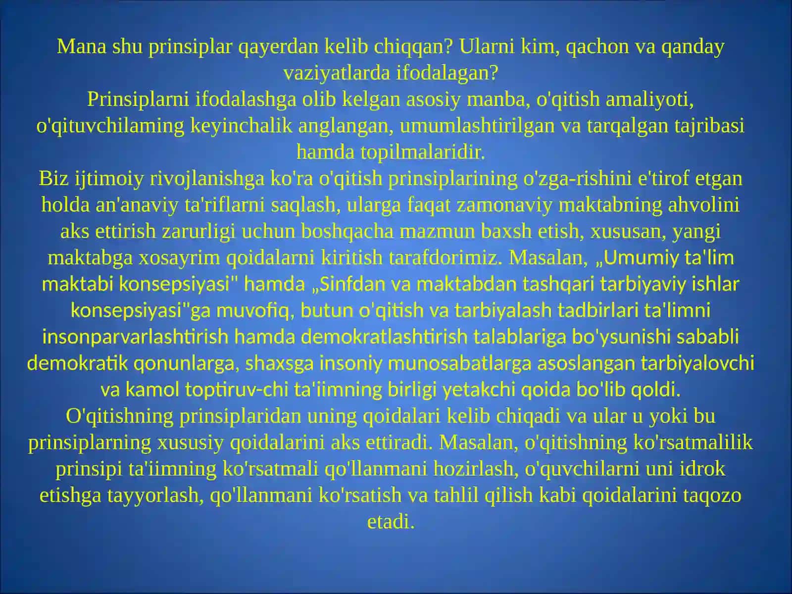 Ta’lim qonuniyatlari va mazmuni 4