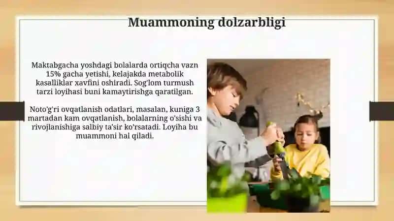 «Sog'lom kelajak bunyodkori» (Sog'lom turmush tarzi ko'nikmalarini shakllantirish) 4