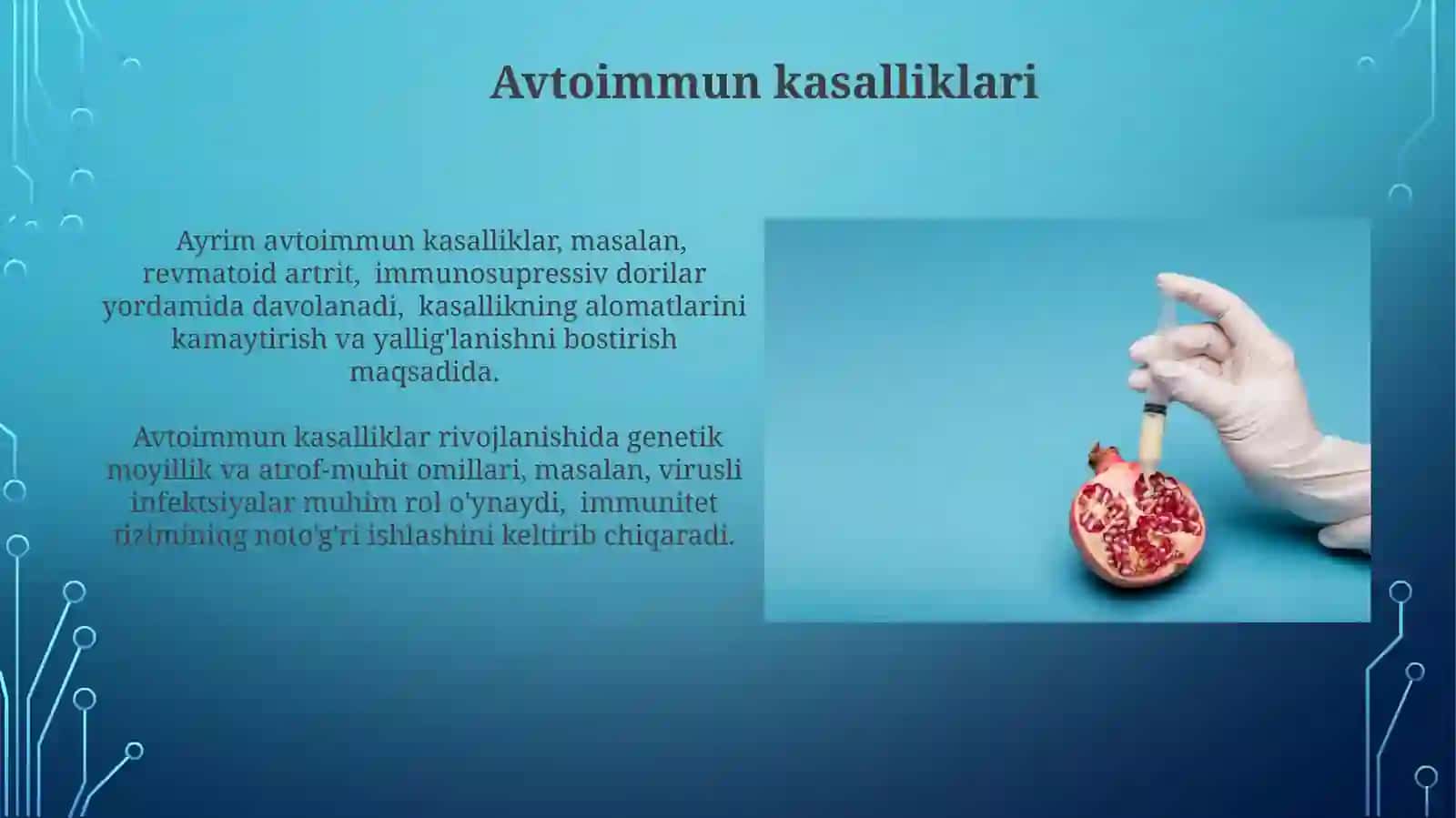 Qon yaratuvchi va immun tizimi aʼzolari 4