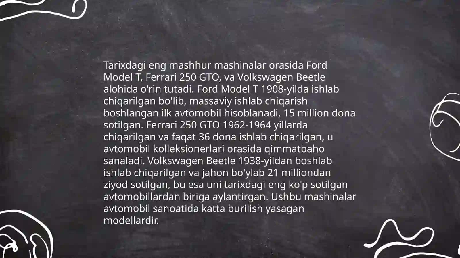 Mashhur Sport Avtomobillar 4