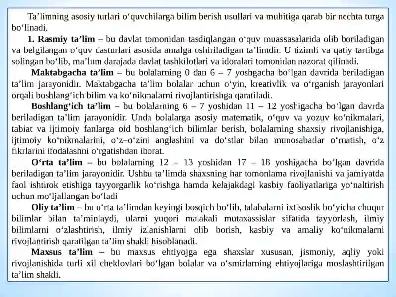 Ta’limdagi muammolar va maktabda ijtimoiy ish 4