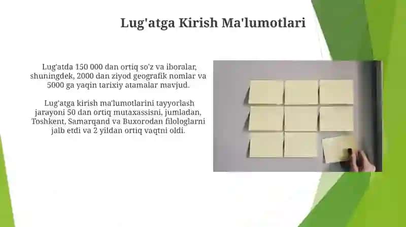 Lug'at ustida ishlash 4
