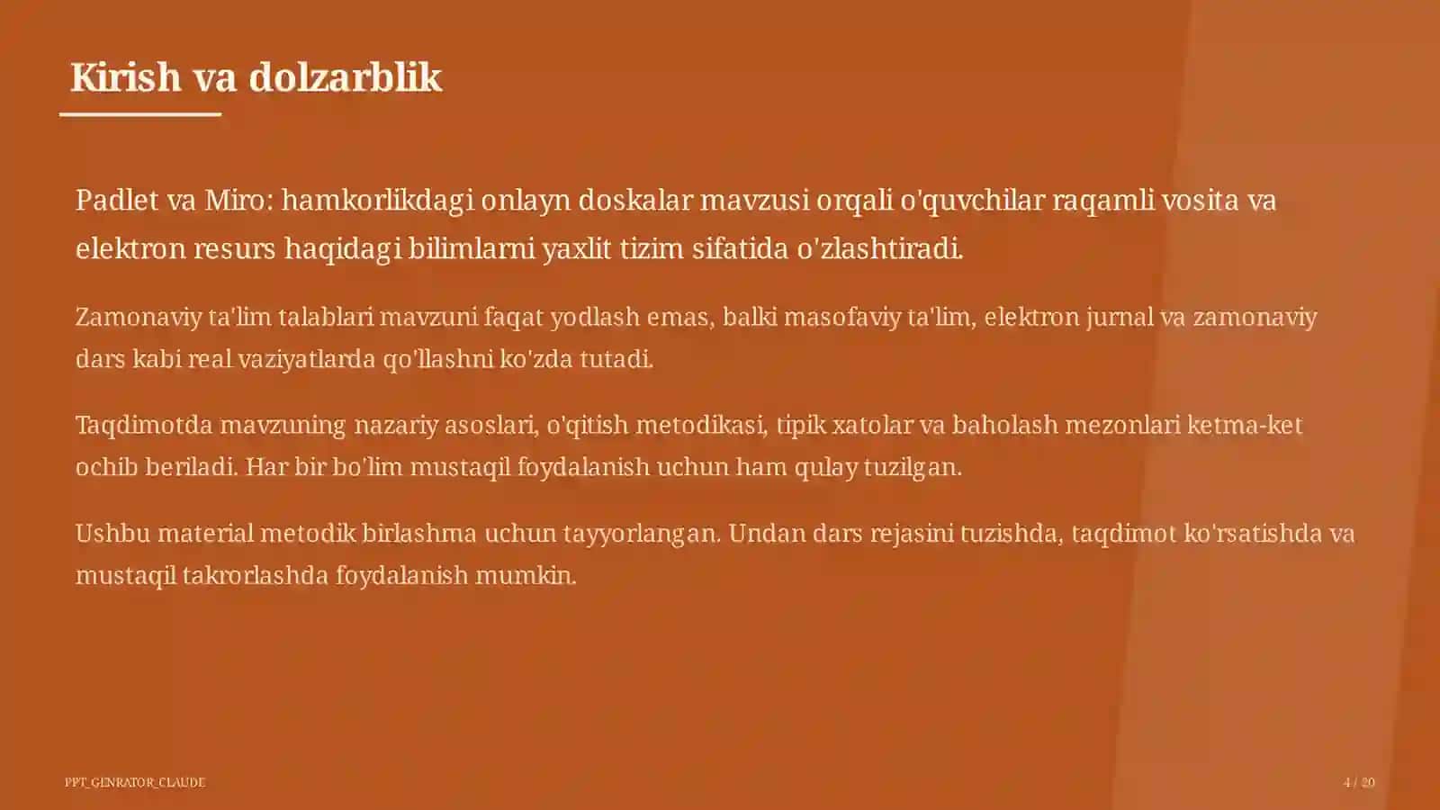 Padlet va Miro: hamkorlikdagi onlayn doskalar 4