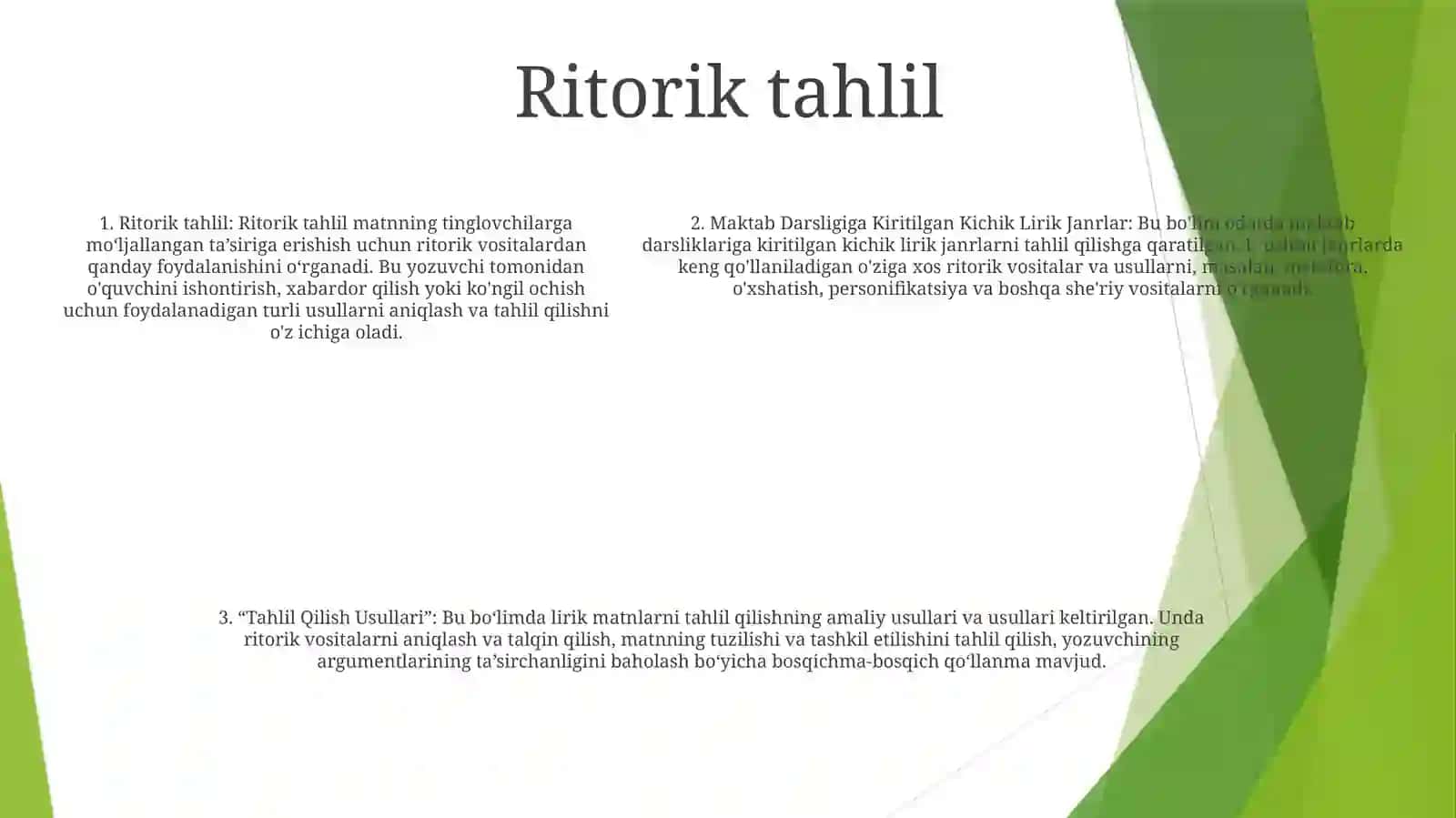 Maktab Darsligiga Kiritilgan Kichik Lirik Janrlarni Tahlil Qilish Usullari 4
