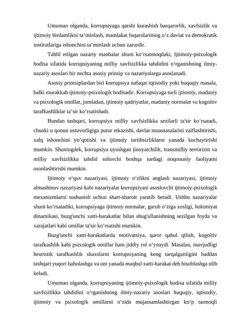 KORRUPSION AMALIYOT MILLIY XAVFSIZLIKKA TAXDID SIFATIDA 4