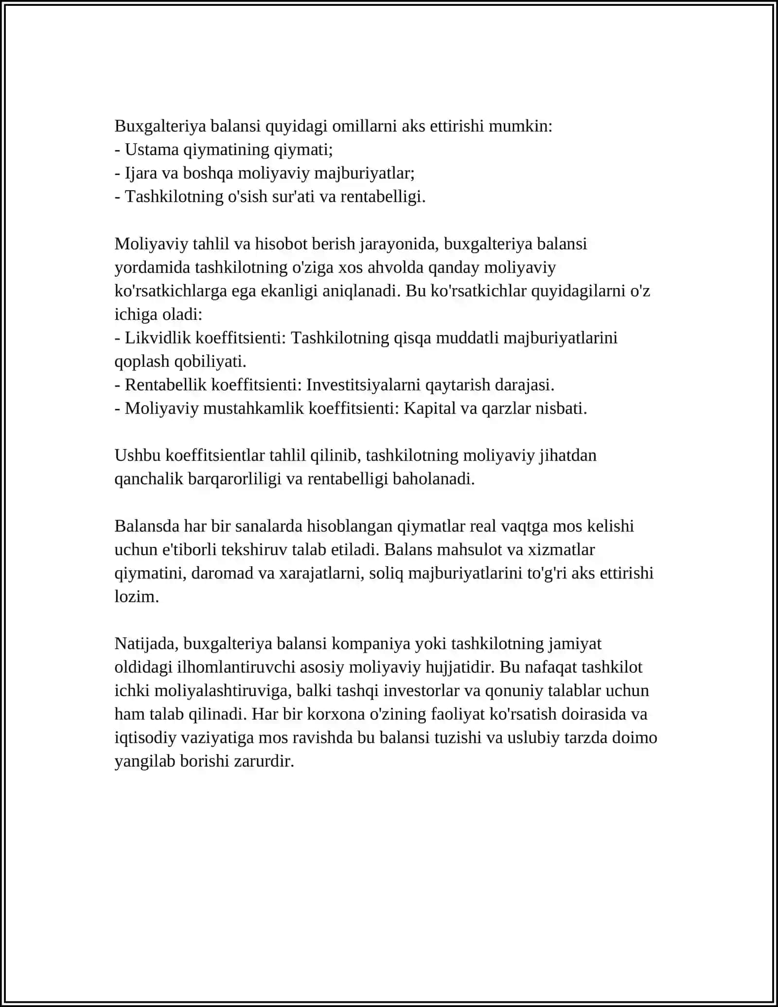 BUXGALTERIYA BALANSI VA UNING TUZILISHI 4