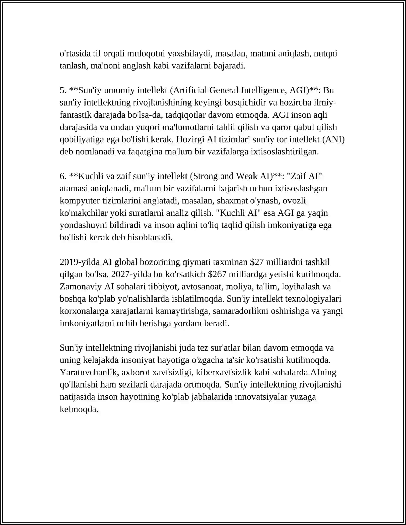 Zamonaviy AI haqida umumiy tushuncha 4