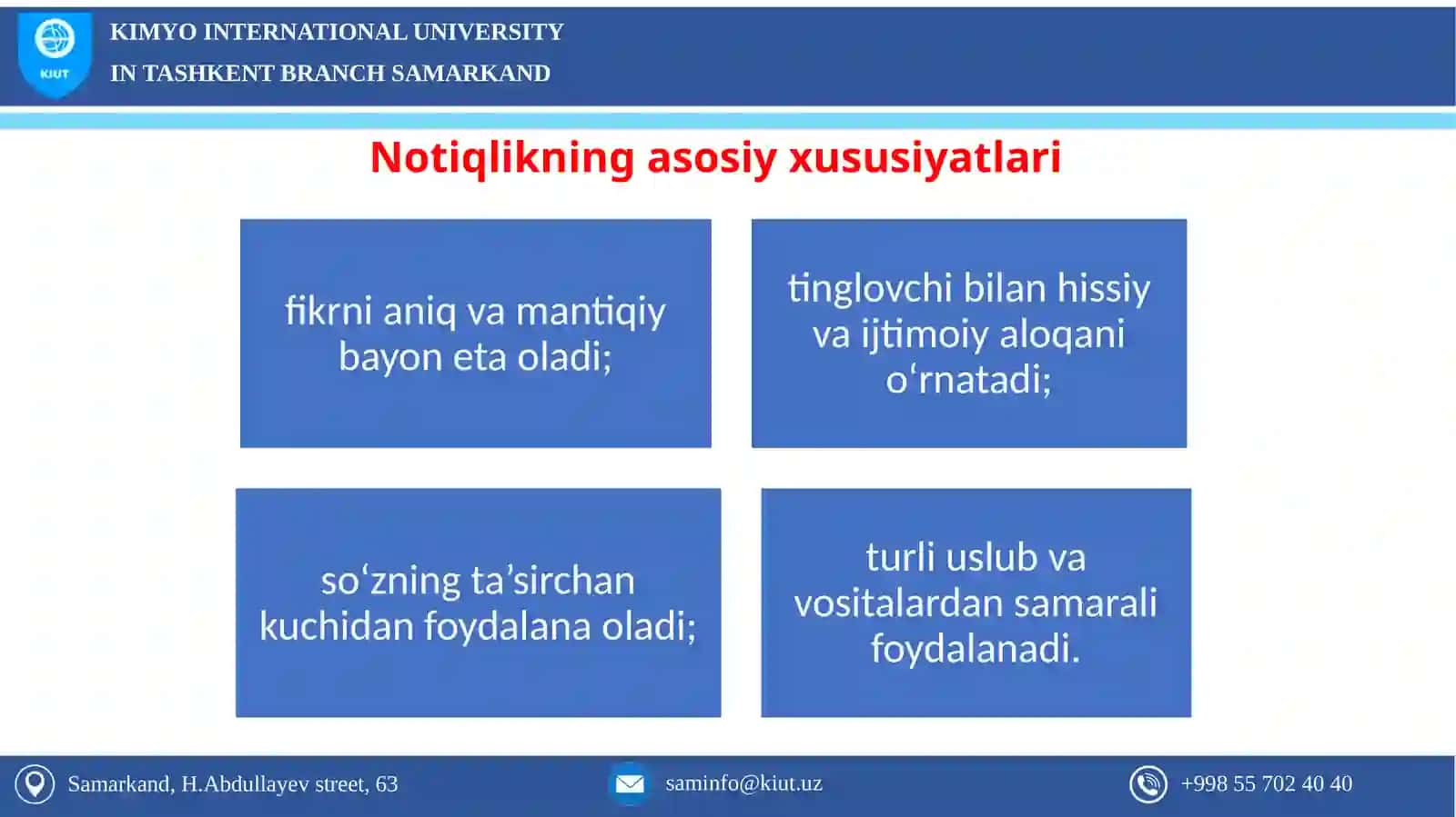 Notiqlikning psixologik aspektlari 4