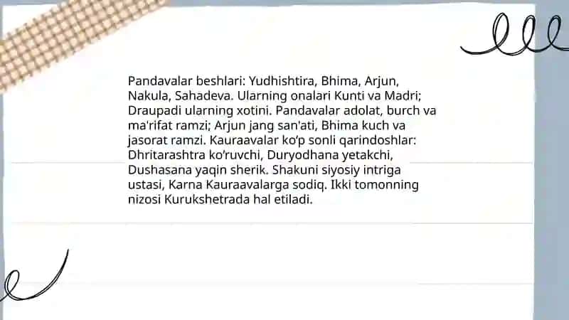 Mahobharata eposi 4