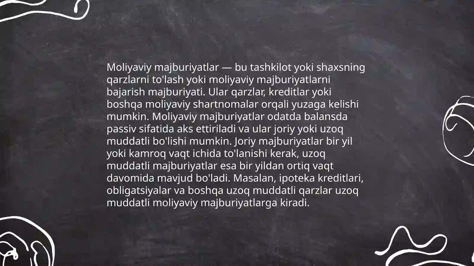 Moliyaviy instrumentlar taqdim etish 4
