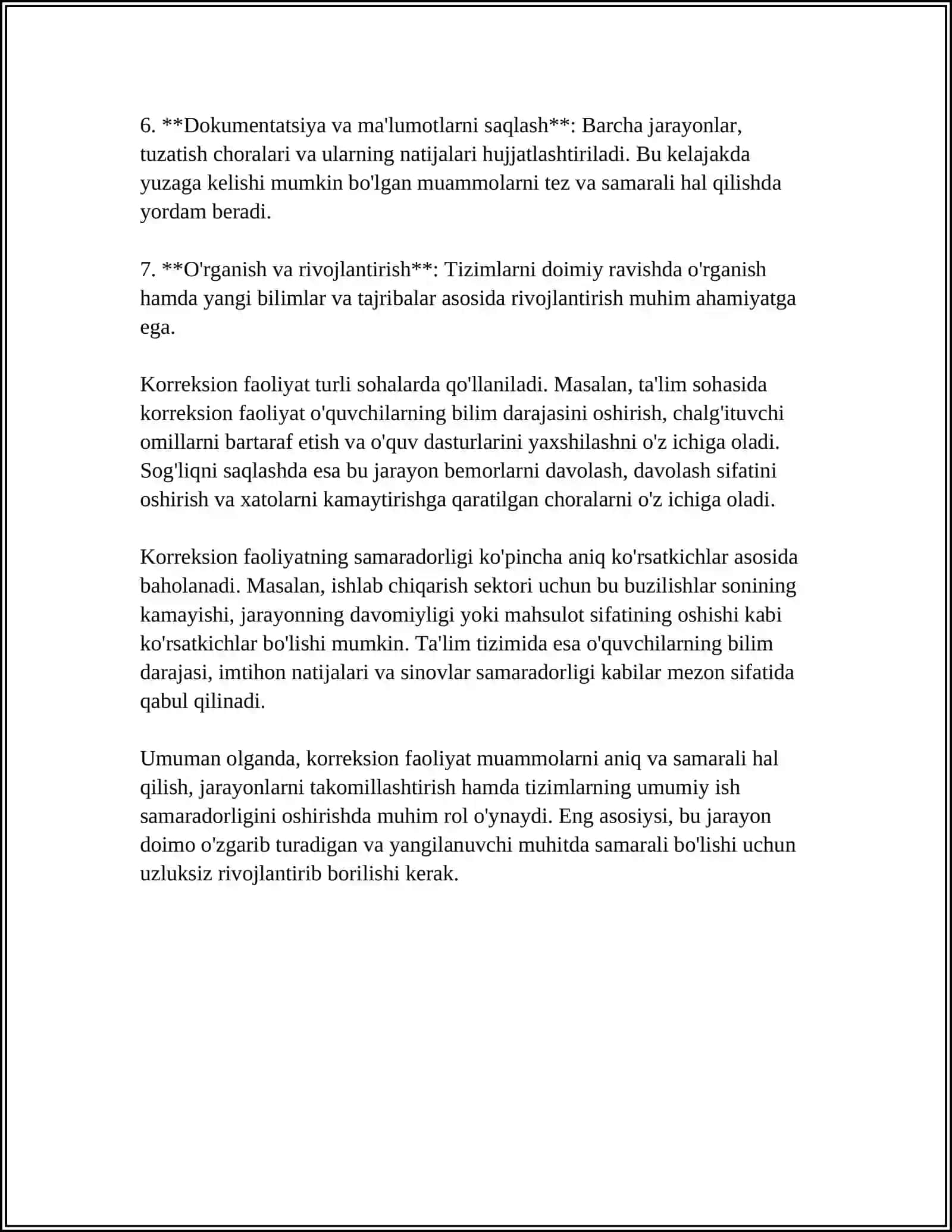 KÖRISHDA NUQSONI BULGAN BOLALAR BILAN AMALGA OSHIRILADIGAN KORREKSION FAOLIYAT 4