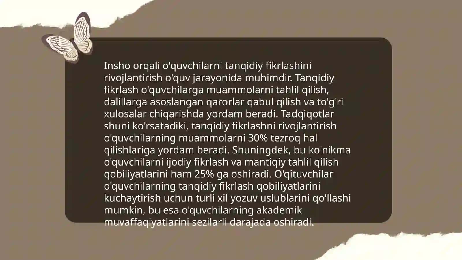 Boshlangʻich taʼlimda inshoning taʼlimiy xarakteri va uning oʼquvchi tarbiyasidagi ahamiyati 4