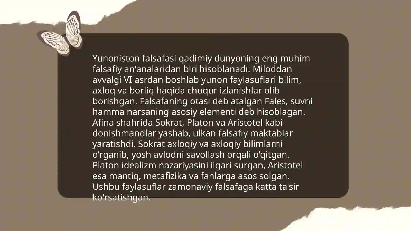 Qadimgi Yunoniston mening tasavvurimda 4
