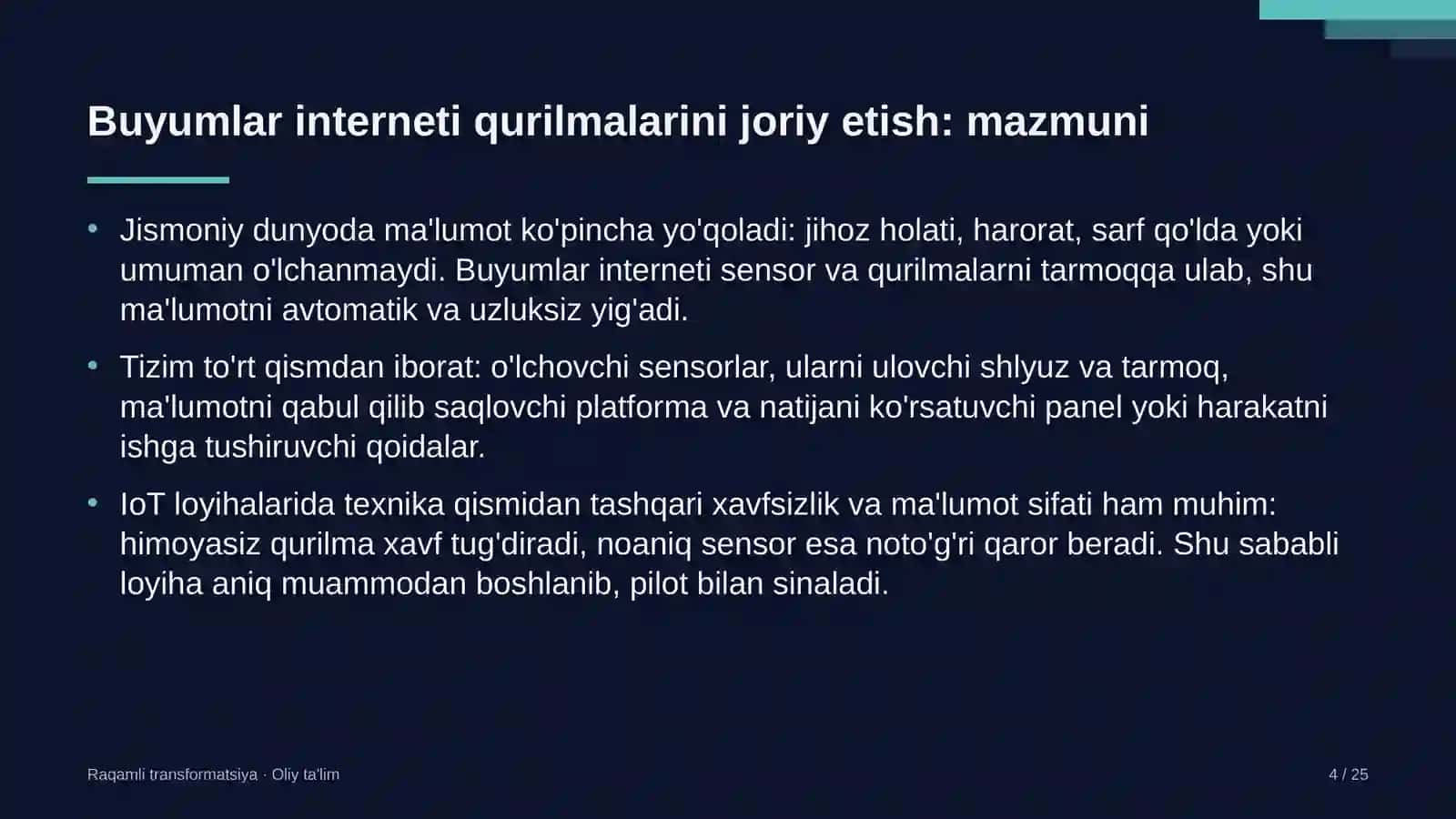 Korxonalarning yuridik xizmatlarida buyumlar interneti qurilmalarini joriy etish 4