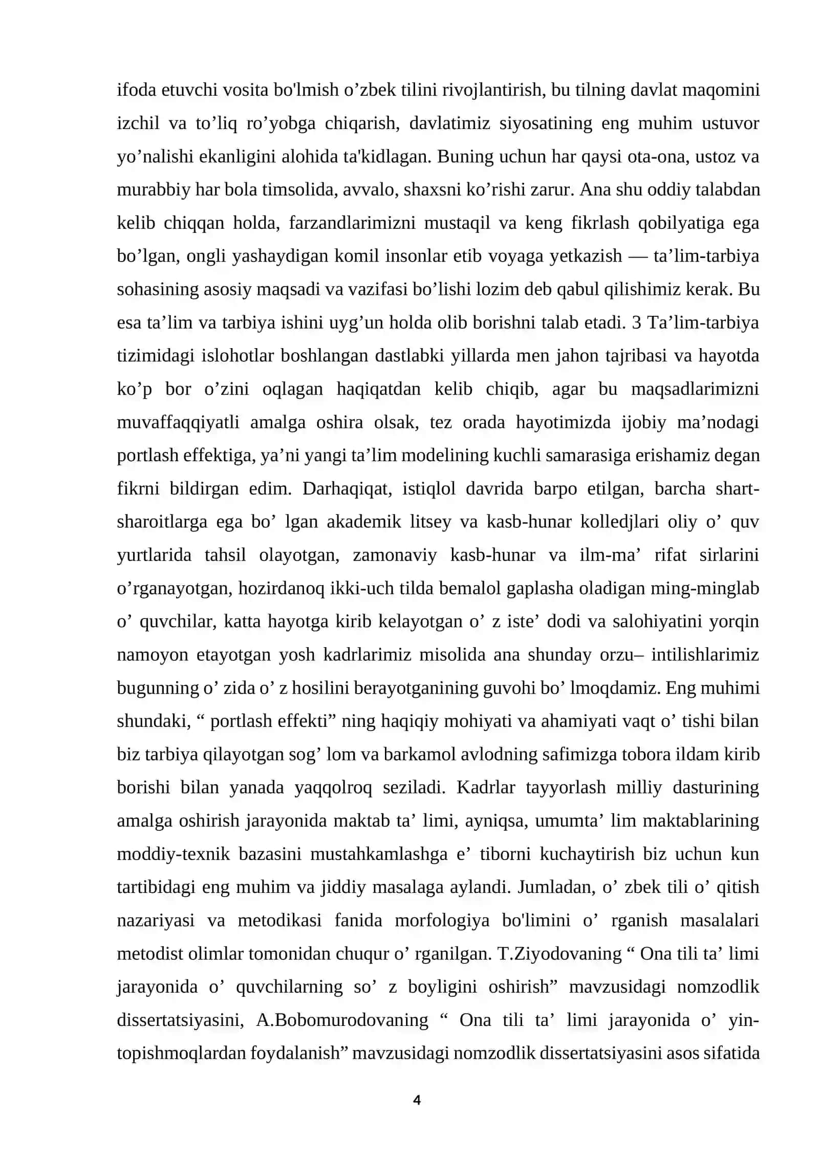 O’zbek tilshunosligida Grammatik kategoriya tushunchasi talqini 4