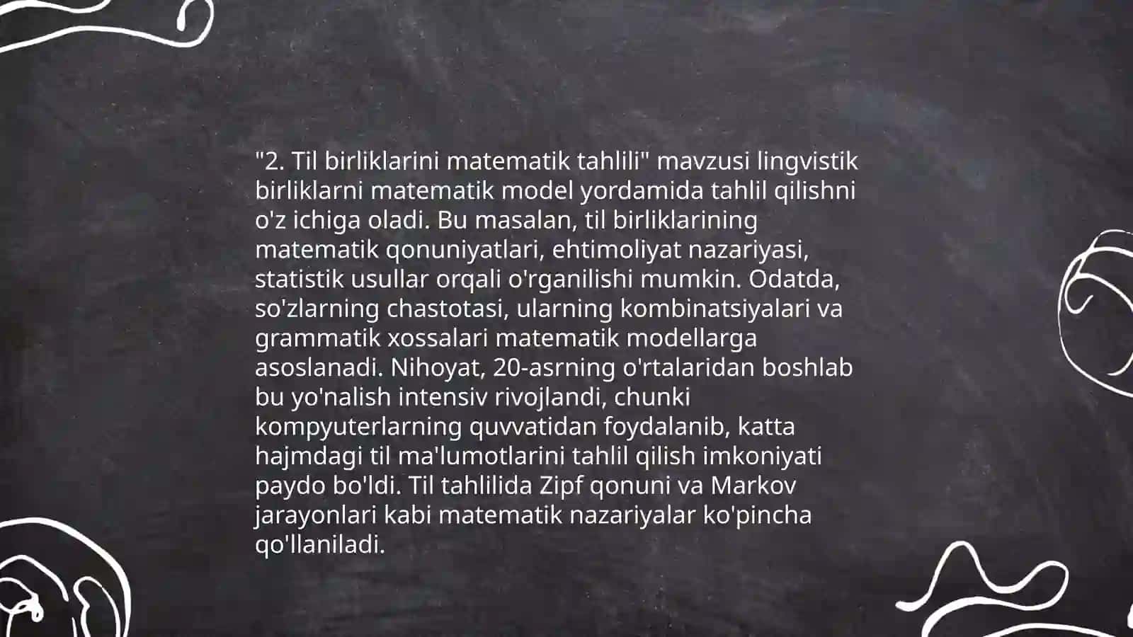 Tilshunoslik masalalarini oʻrganishda matematikaning ahamiyati 4