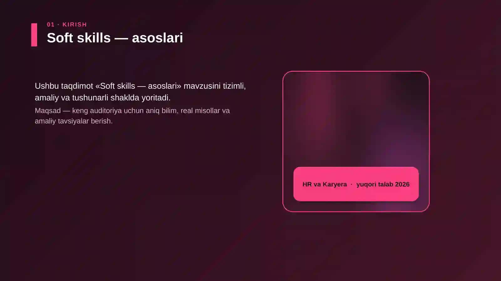 Soft skills — asoslari 4