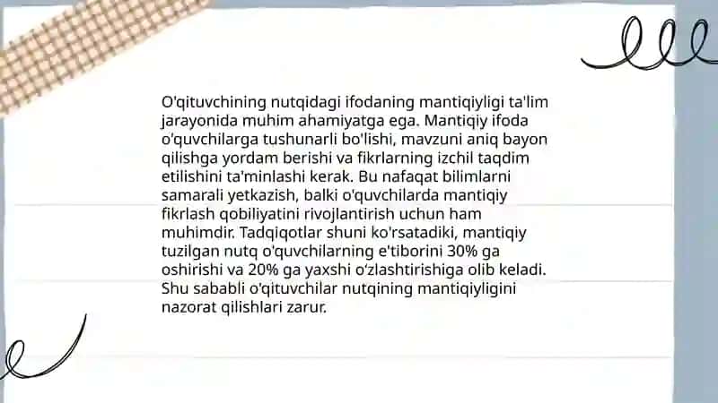 O'qituvchi nutqining asosiy kommunikativ sifatlari 4