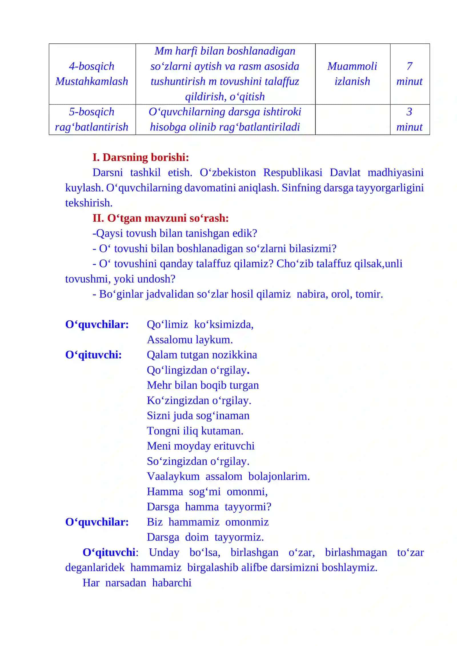1_sinf_alifbe fanidan “Alifbo” she’ri. Kavsar Turdiyeva 2-chorak dars ishlanmasi 4