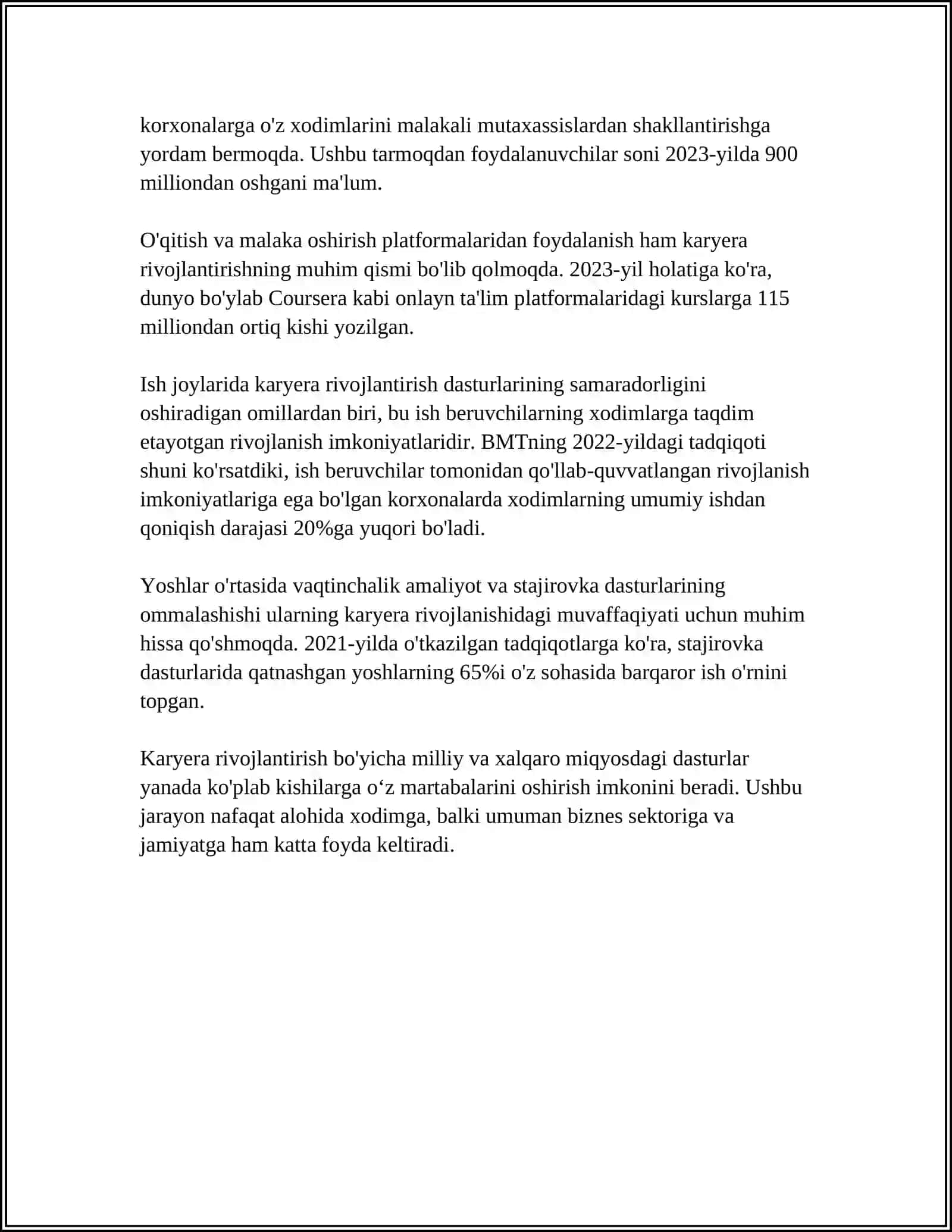 KASBIY FAOLIYATNI SHAKLLANTIRISH KONIKMASI 4