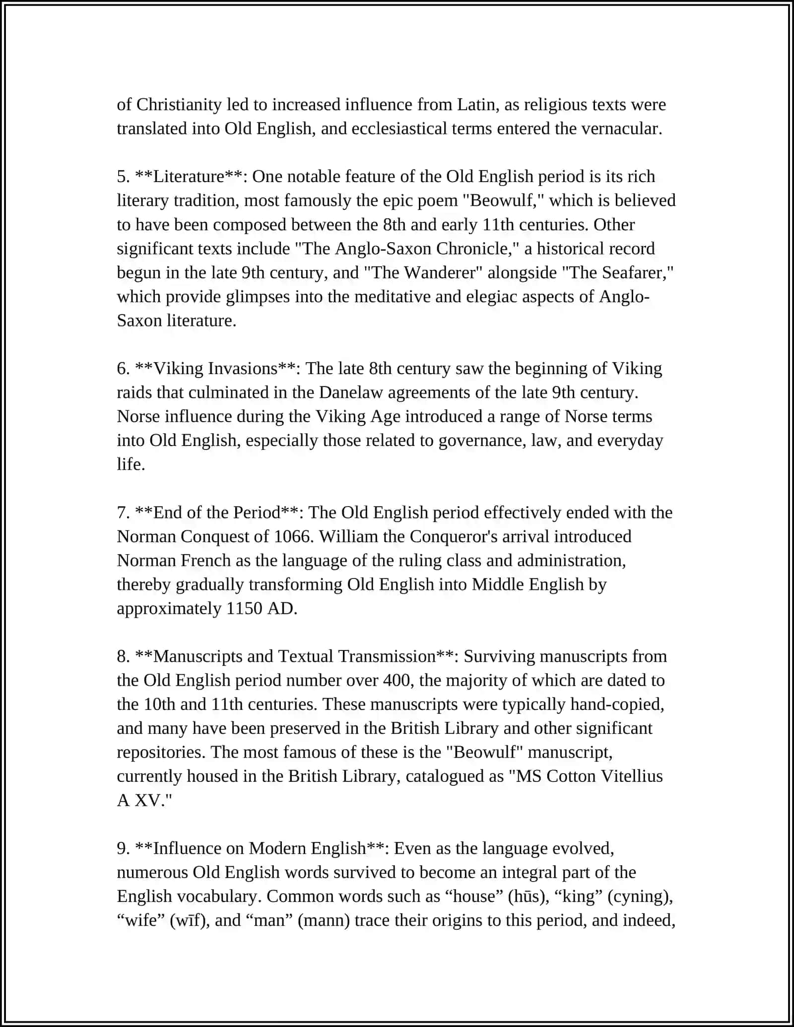 THE PERIODS OF ENGLISH LITERATURE 4