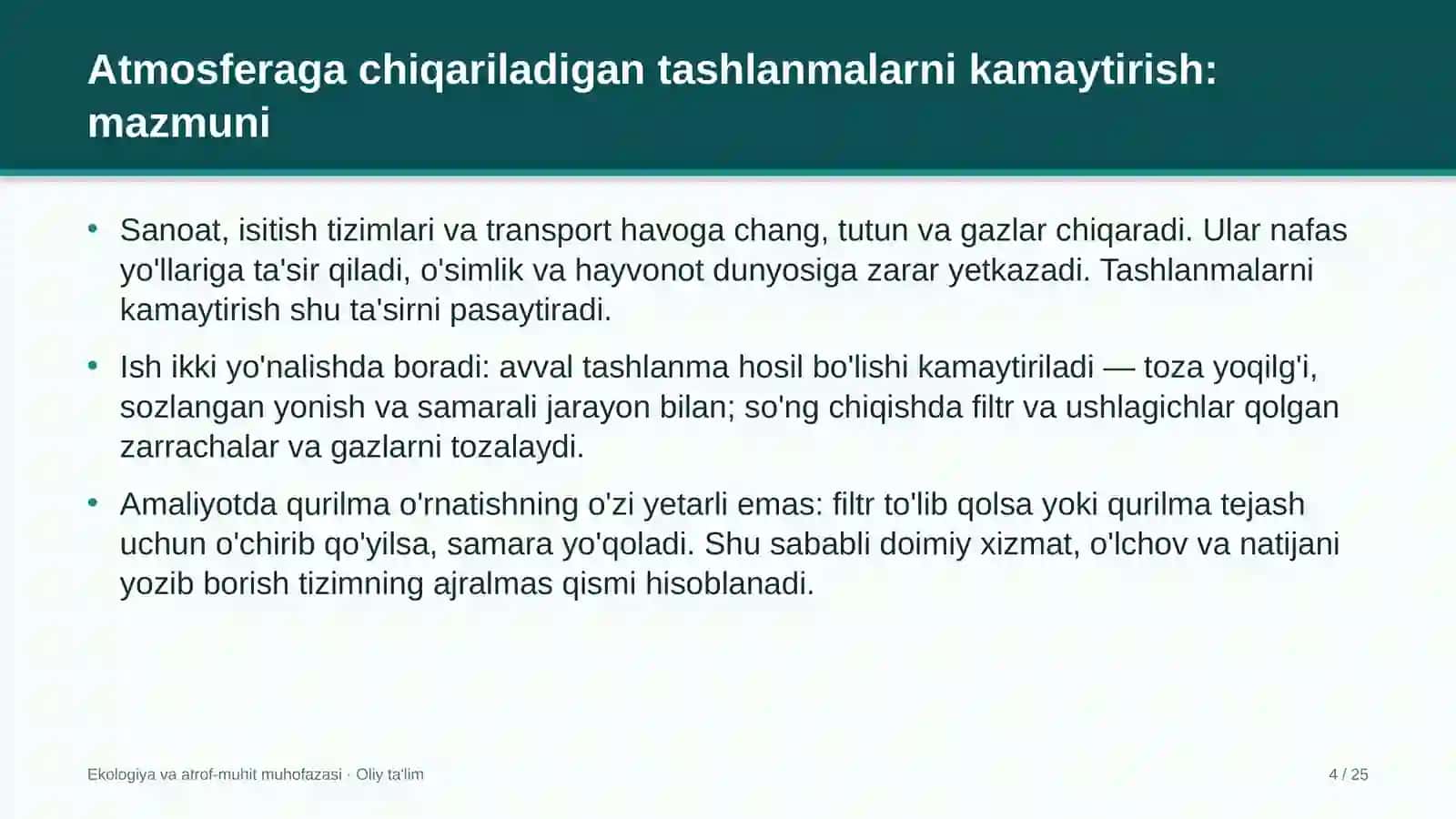 sayyohlik agentliklarida atmosferaga chiqariladigan tashlanmalarni kamaytirish 3812 4