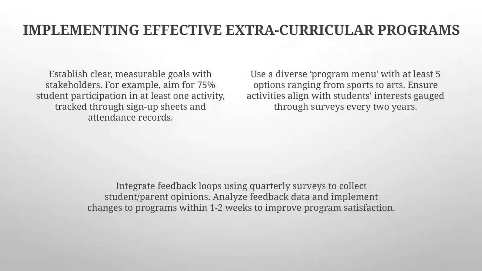 Extra curricular activities inteaching 4