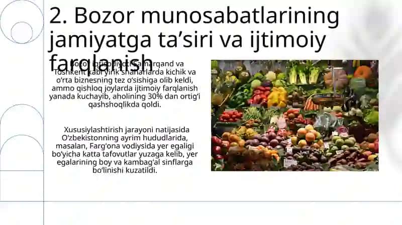 Õzbekistonda kõp ukladli iqtisodiyotning va mulkdorlar sinfining shakllanishi 4