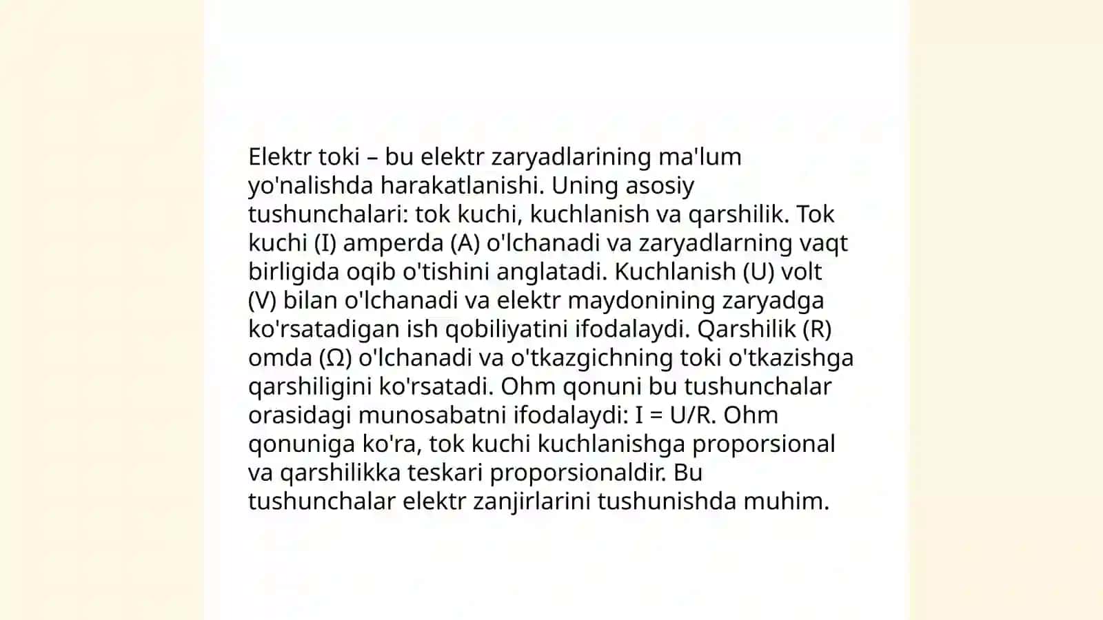 Elektr toki 4